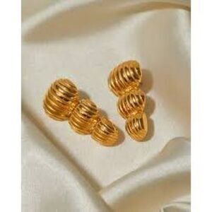 Revolve Jason Bolden 8 Other Reasons Shell Drop Earrings Gold Beachy Vacation